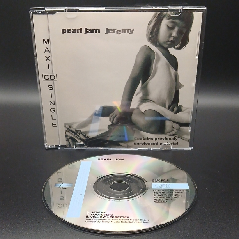 Pearl Jam – Jeremy Maxi Single CD (1992) Grunge Alternative Rock Rare Import